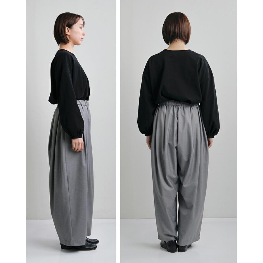 MIZUIRO ミズイロインド mizuiro indとろみ ドレープ ワイド タック