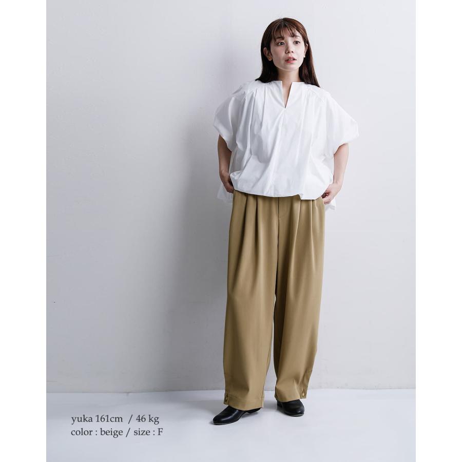 MIZUIRO ミズイロインド mizuiro ind タック ヘム コクーン パンツ 2