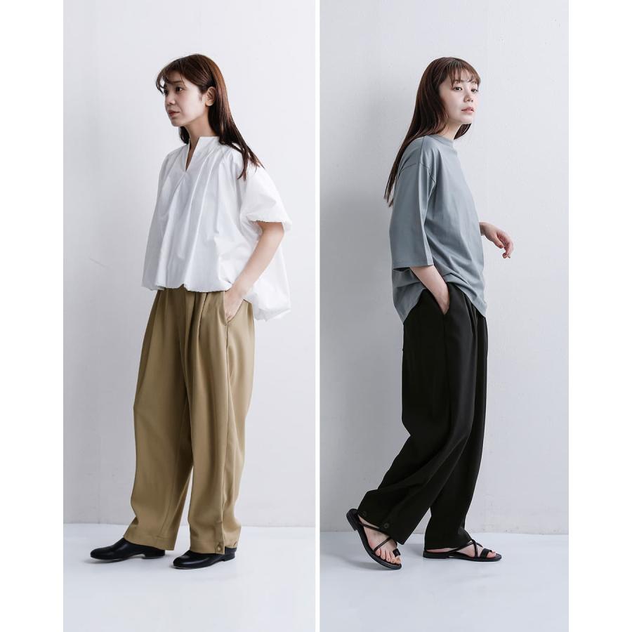 MIZUIRO ミズイロインド mizuiro ind タック ヘム コクーン パンツ 2