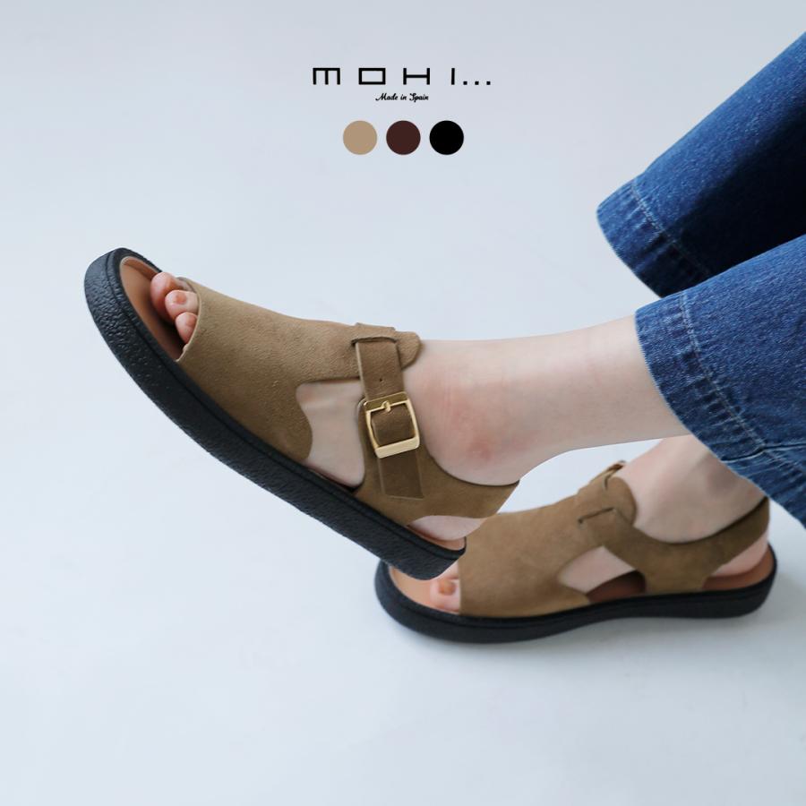 MOHI（モヒ） カウレザー ストラップ ベルト レザーサンダル 2-609