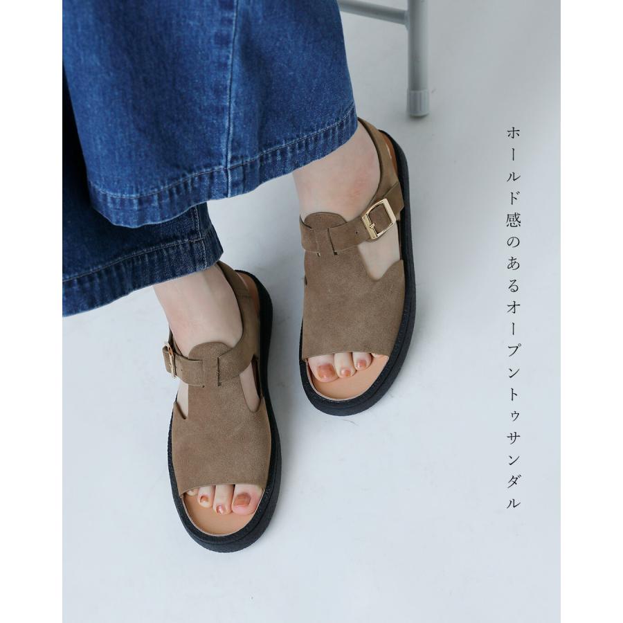 MOHI（モヒ） カウレザー ストラップ ベルト レザーサンダル 2-609