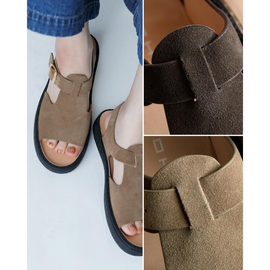 MOHI（モヒ） カウレザー ストラップ ベルト レザーサンダル 2-609