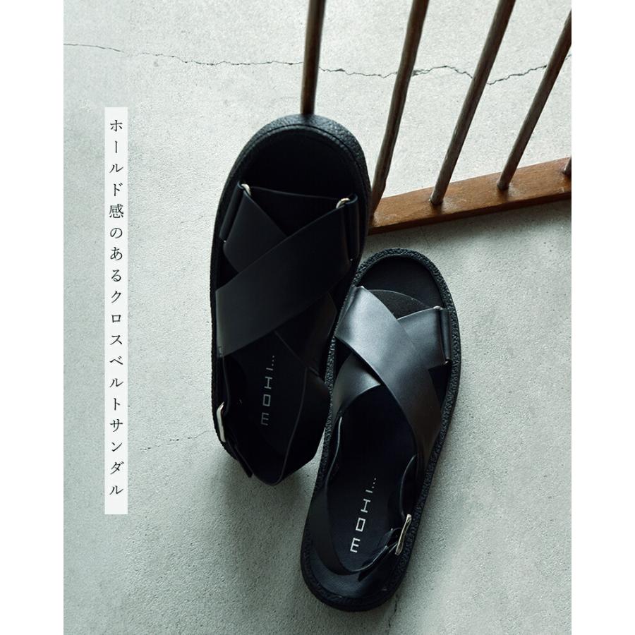 MOHI（モヒ） セール【30%OFF】モヒ カウレザー クロス ストラップ