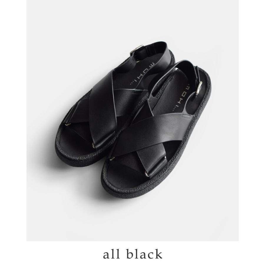 MOHI（モヒ） セール【30%OFF】モヒ カウレザー クロス ストラップ