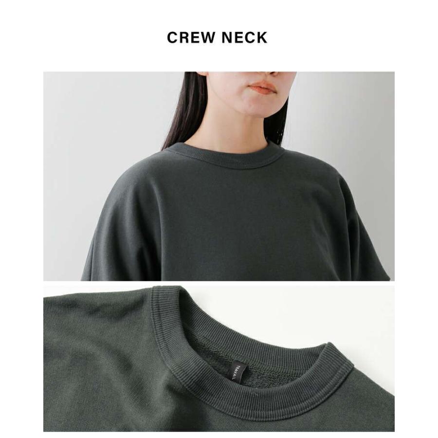 TRAVAIL MANUEL トラバイユマニュアル コットン ヴィンテージ 裏毛 プルオーバー 2005-mn 2025aw新作   レディース クーポン対象 TRAVAIL MANUEL（トラバイユマニュアル） コットン ヴィンテージ 裏毛