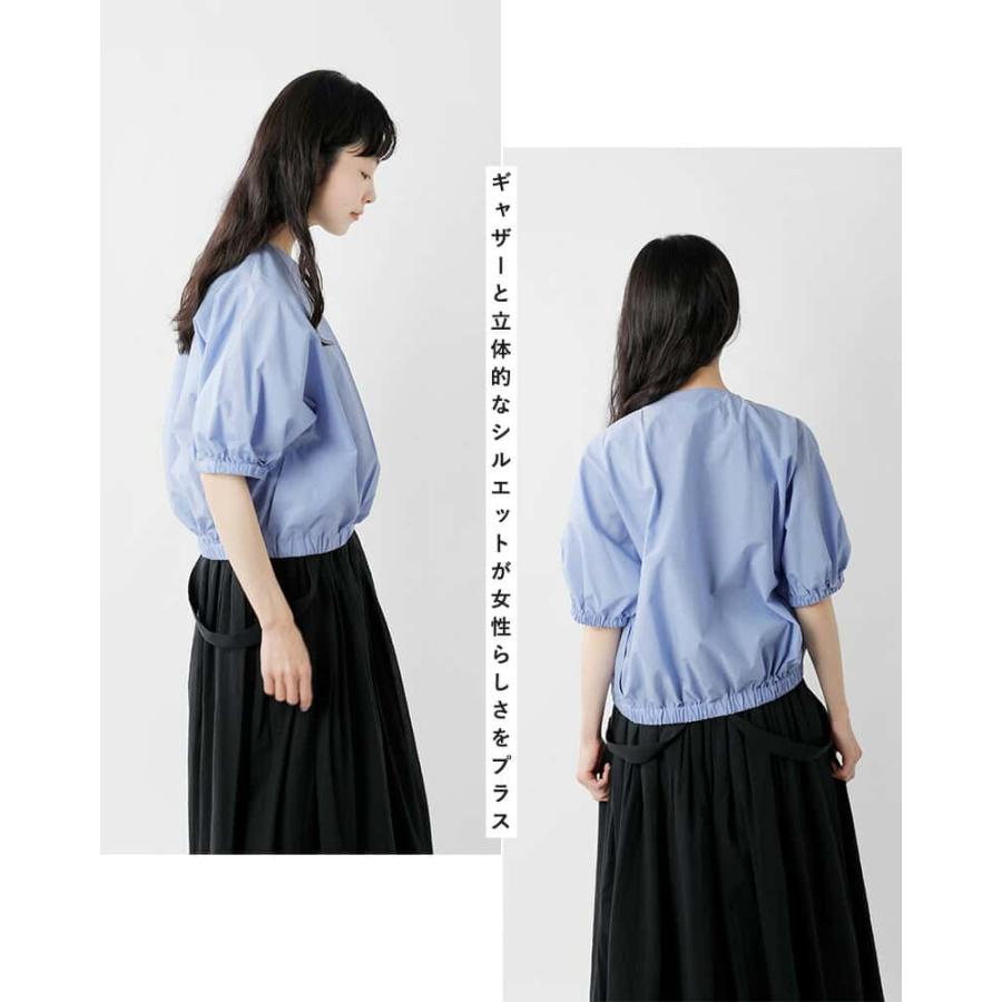 Si-Si-Si スースースー コットン レイヤードデザイン バルーン ブラウス BALLOON BLOUSE 2024-ss084  レディース 2024ss新作｜aranciato｜07