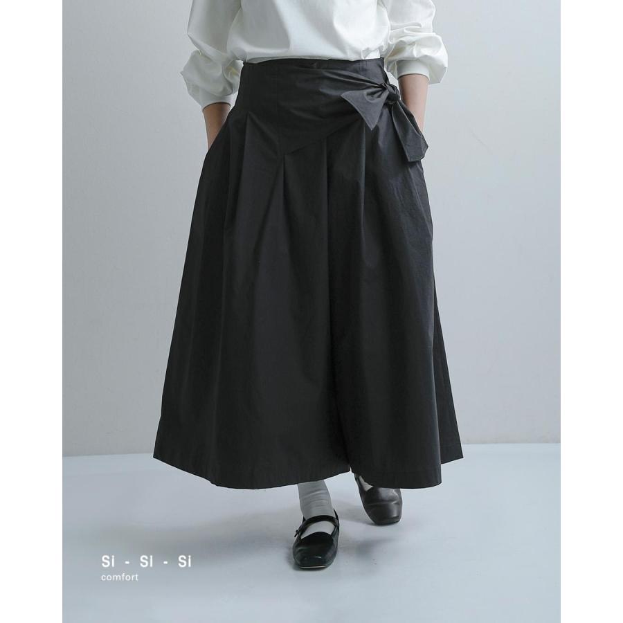 Si-Si-Si（スースースー） コットンタイプライター ラップ キュロット