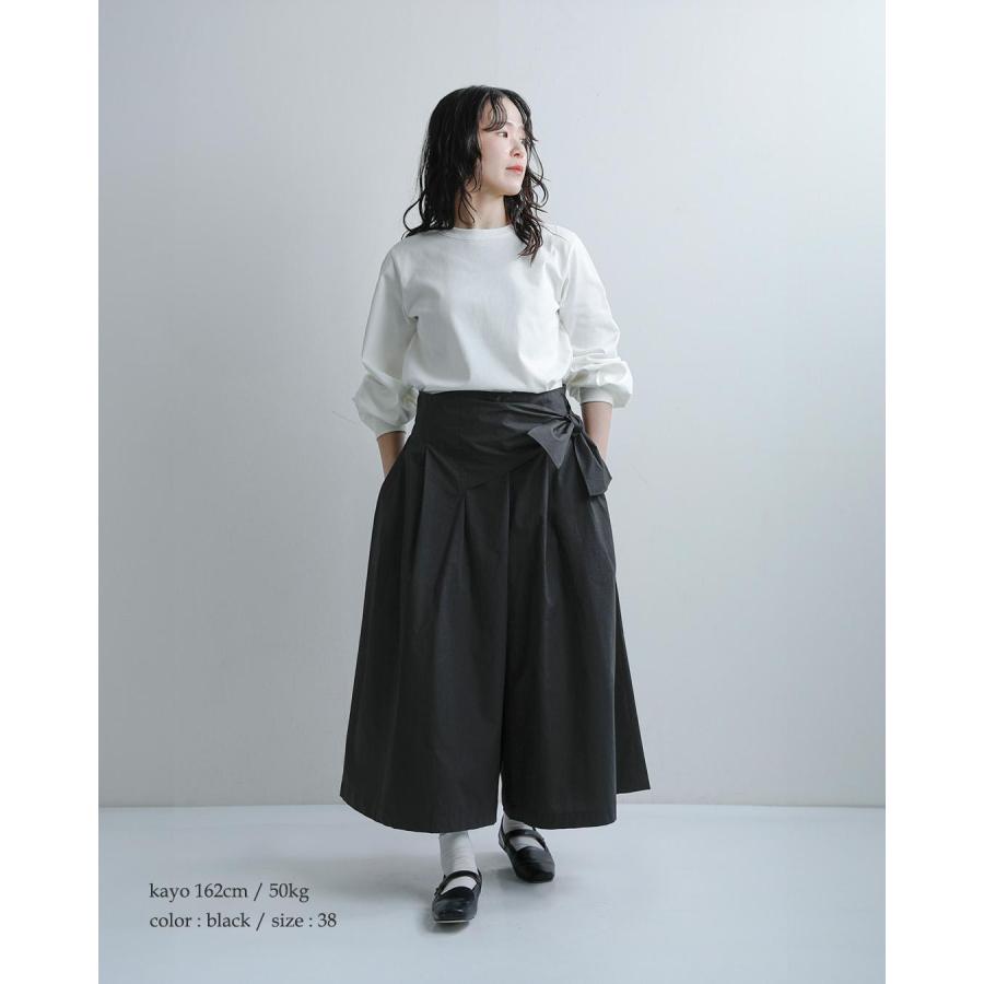 Si-Si-Si（スースースー） コットンタイプライター ラップ キュロット