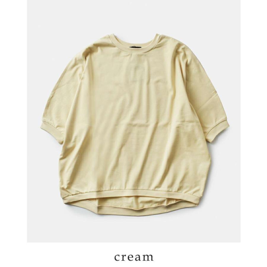 TRAVAIL MANUEL（トラバイユマニュアル） コットン エコ天竺 ドルマン