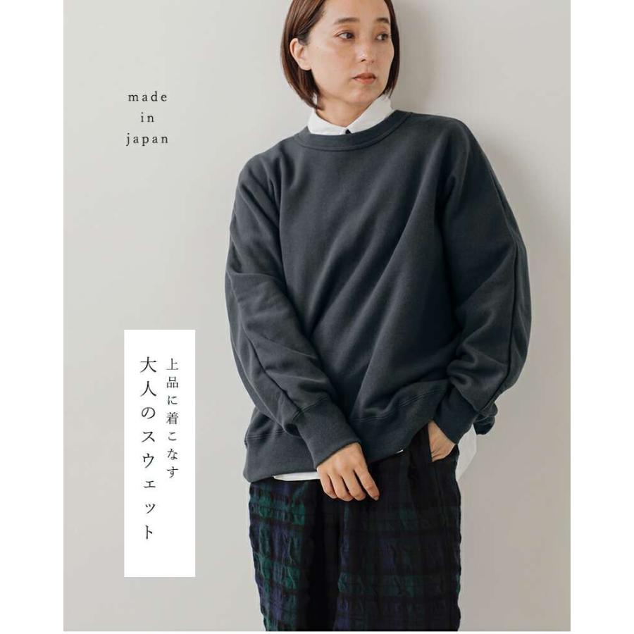 TRAVAIL MANUEL トラバイユマニュアル  コットン フレンチテリー ドルマン プルオーバー 2043-same1-yo 2025aw新作 レディース クーポン対象 TRAVAIL MANUEL（トラバイユマニュアル） コットン フレンチテリー