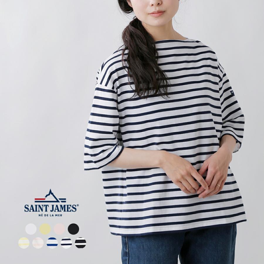 SAINT JAMES（セントジェームス） 薄手コットン ボートネック
