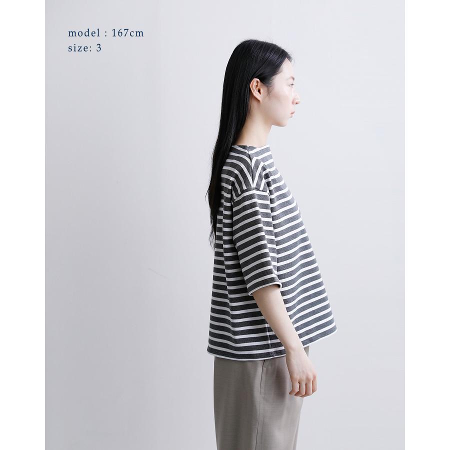 セントジェームス SAINT JAMES 厚手 コットン ボートネック ウェッソンルーズ ドロップ Tシャツ 20jc-tee-loose 春夏 2026ss新作の画像