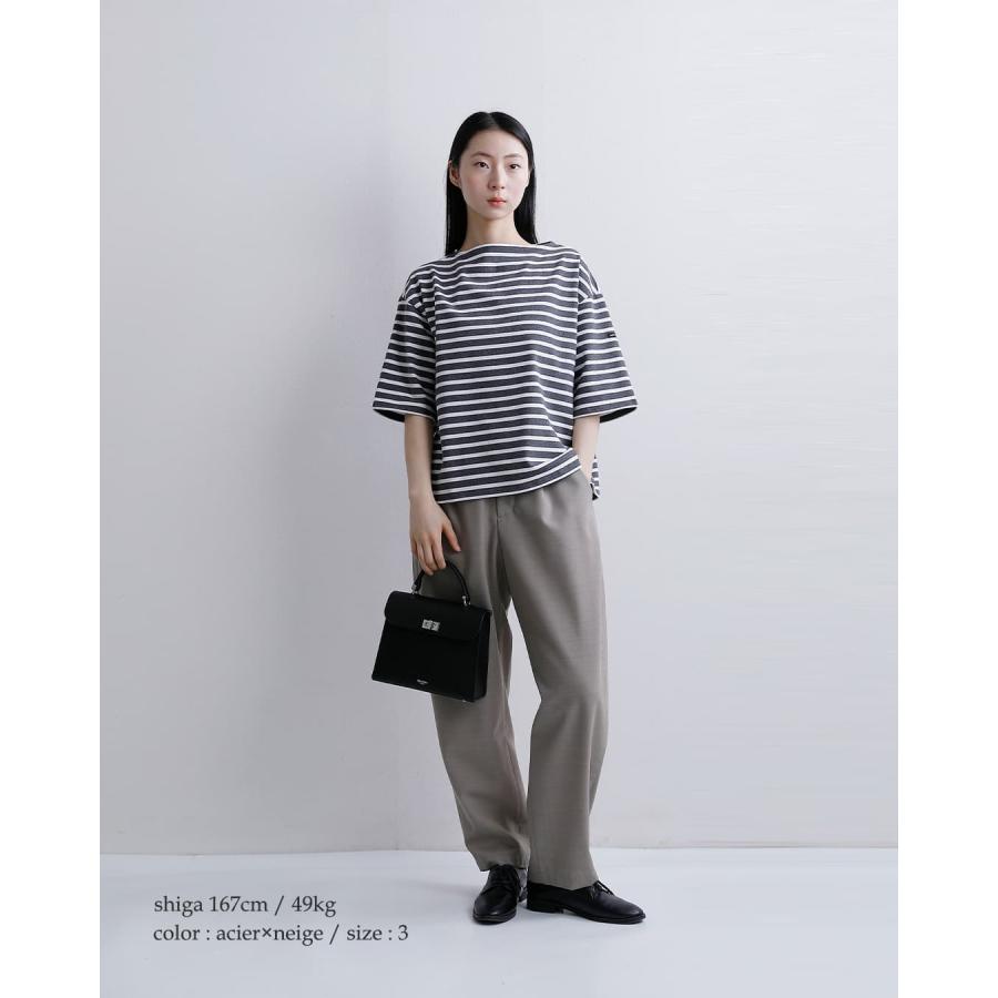 セントジェームス SAINT JAMES 厚手 コットン ボートネック ウェッソンルーズ ドロップ Tシャツ 20jc-tee-loose 春夏 2026ss新作の画像