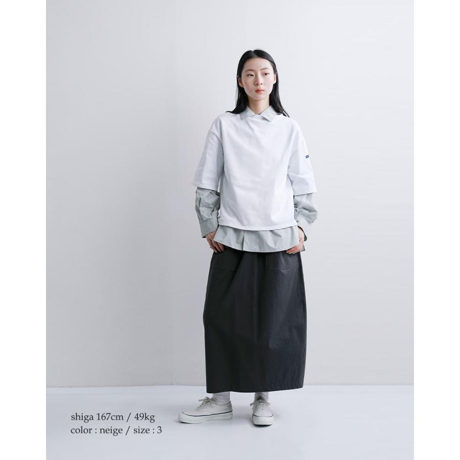 セントジェームス SAINT JAMES 厚手 コットン ボートネック ウェッソンルーズ ドロップ Tシャツ 20jc-tee-loose 春夏 2026ss新作の画像