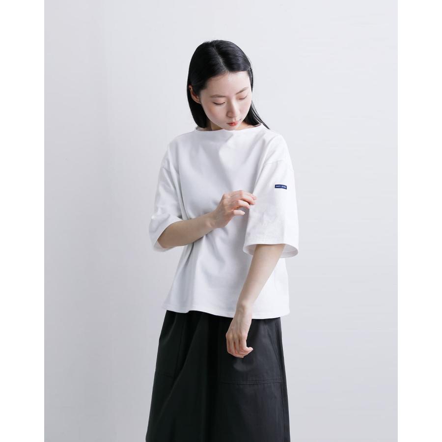 セントジェームス SAINT JAMES 厚手 コットン ボートネック ウェッソンルーズ ドロップ Tシャツ 20jc-tee-loose 春夏 2026ss新作の画像
