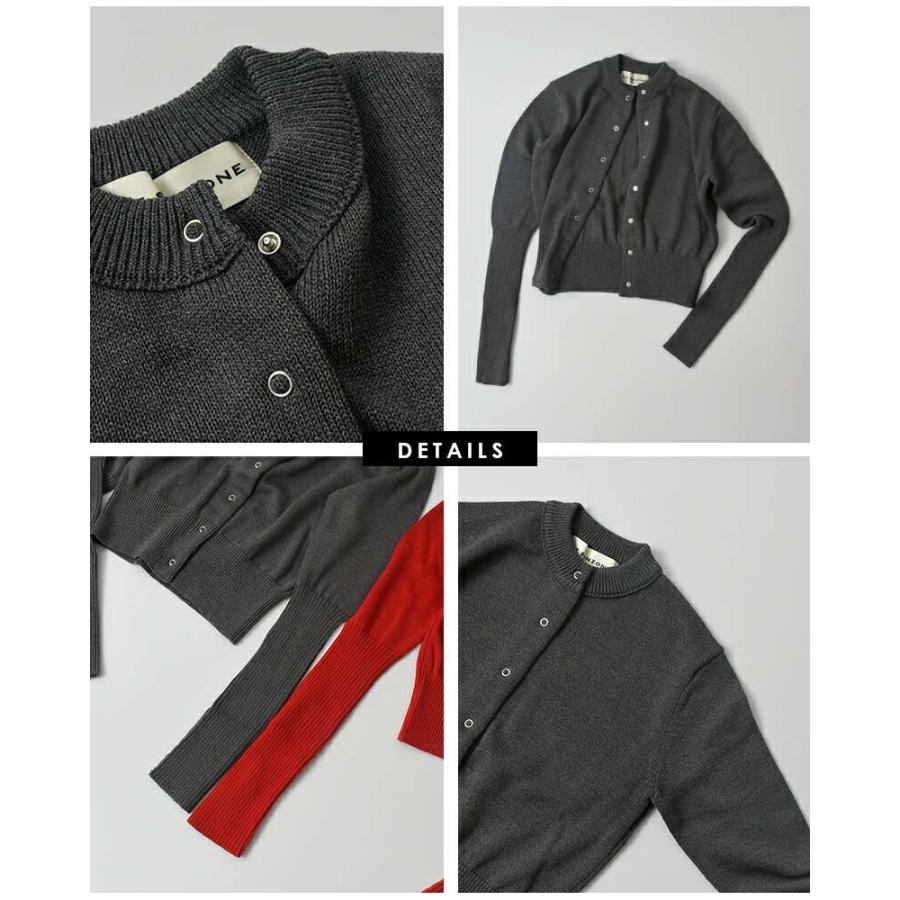 ロンハーマン リブニットカーディガン コンチョボタン エコ再生繊維 グレー 秋冬 楽天市場】M【Ron Herman ロンハーマン RHC ケーブルニット