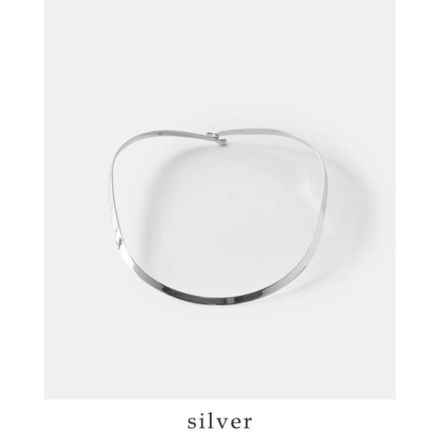 JAMIRAY（ジャミレイ） シルバー プレート チョーカー S PLATE CHOKER