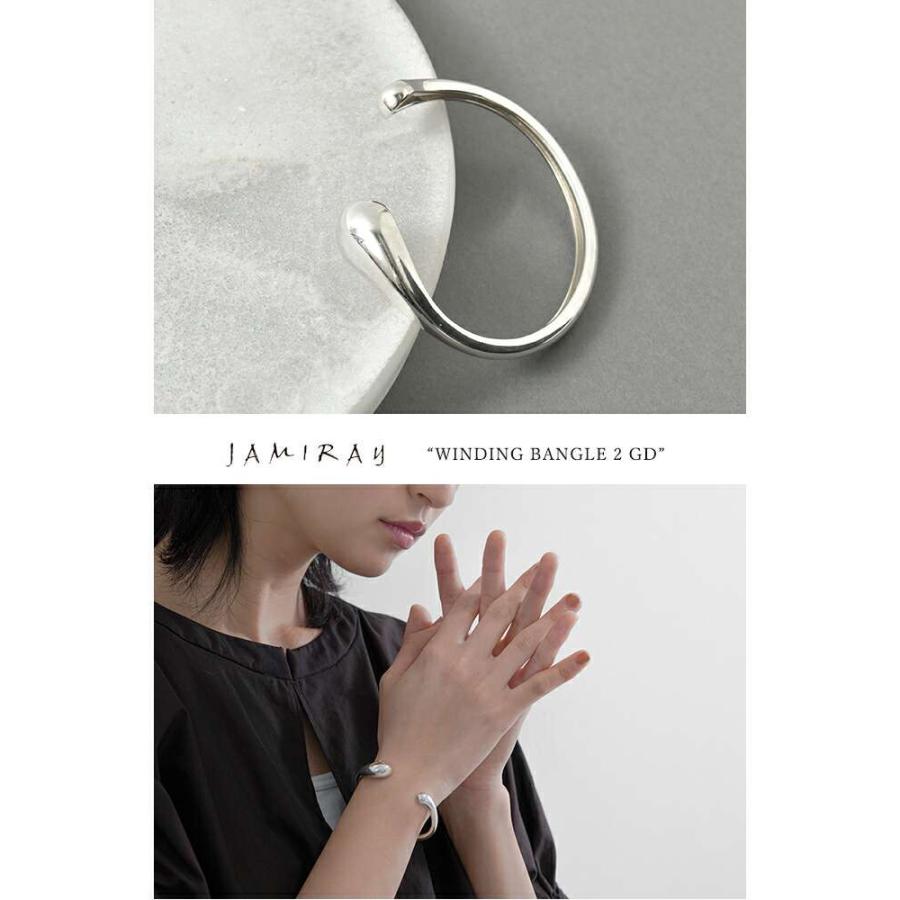 JAMIRAY ジャミレイ ワインディング ゴールド バングル WINDING