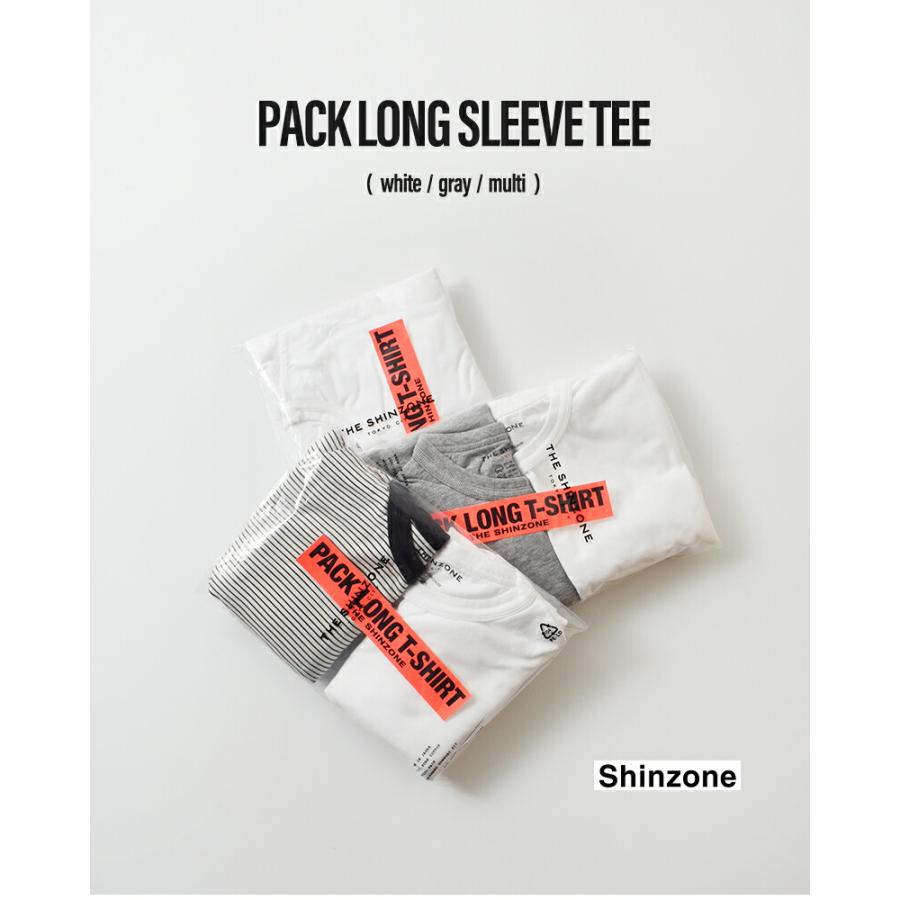 Shinzone（シンゾーン） コットン パック ロングスリーブ Tシャツ PACK