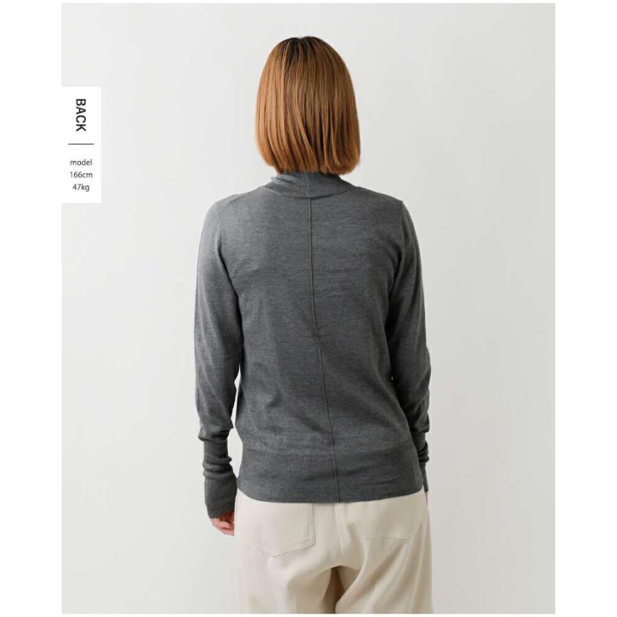 HORNGARMENT ネイビー ハイネックシャツ　新品 HORNGARMENT ネイビー ハイネックシャツ 新品