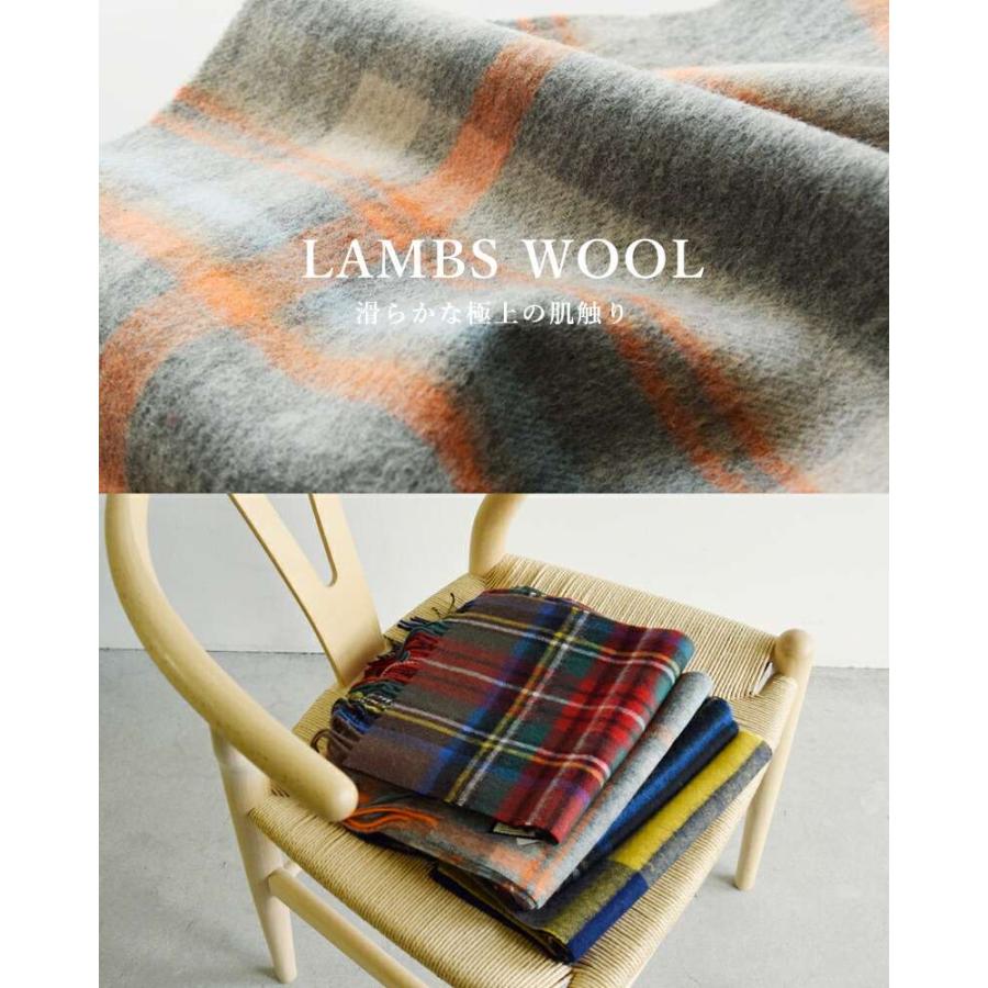 TWEED MILL（ツイードミル） ストール マフラー チェック ラムズ