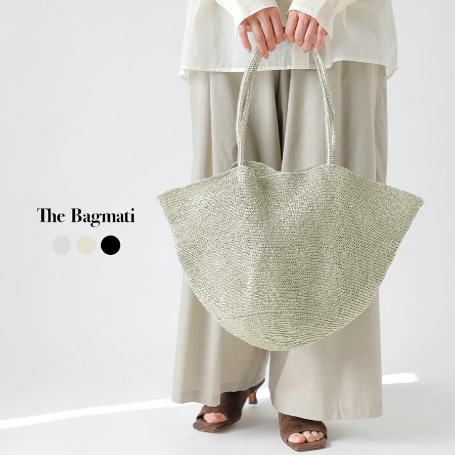 M*a様 大きめ⑤まーるいフォルム＊ラウンドバッグ/トートバッグ♡コヤンイサムチ The Bagmati（ザバグマティ） バグマティ ラウンドボトム ウーブン