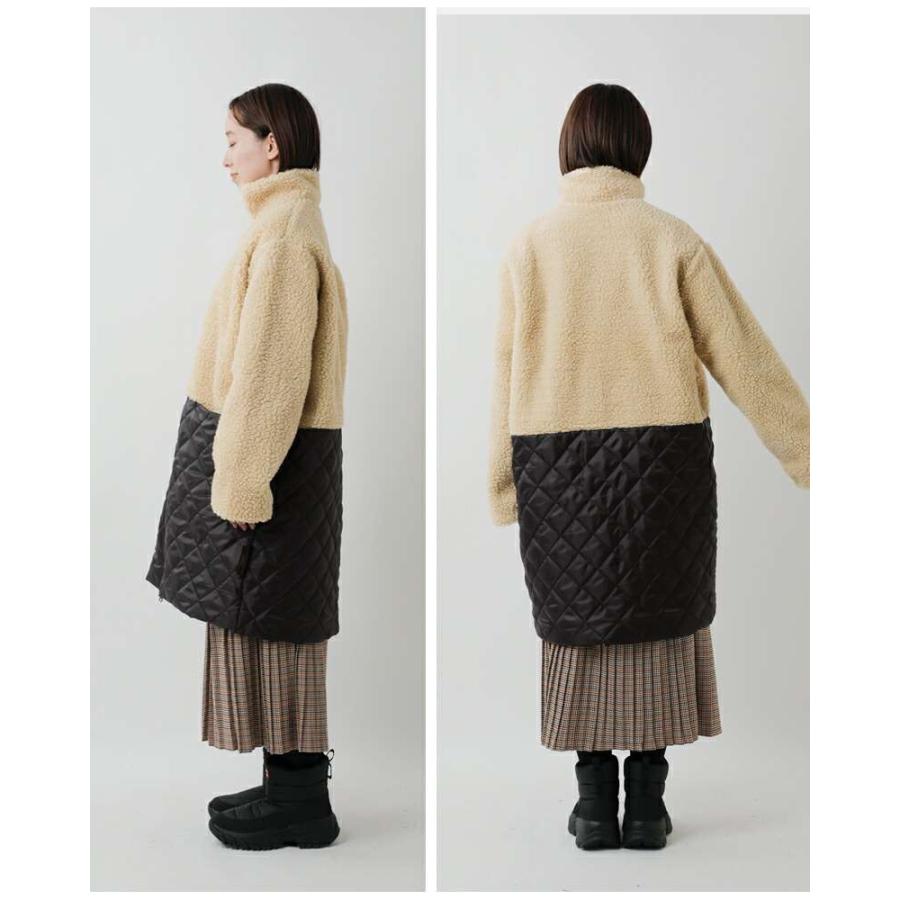 moi tytto 襟付きファーコート モカ moi tytto 襟付きファーコート