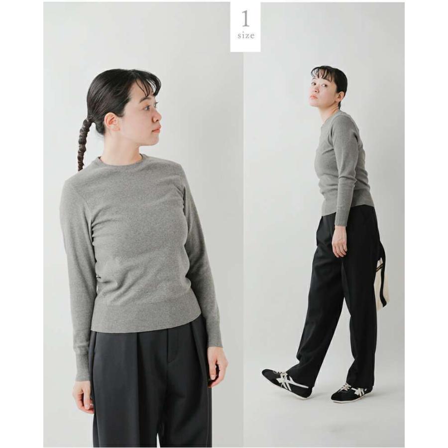 gicipi（ジチピ） 長袖 コトーネソフト コットン クルーネック プル