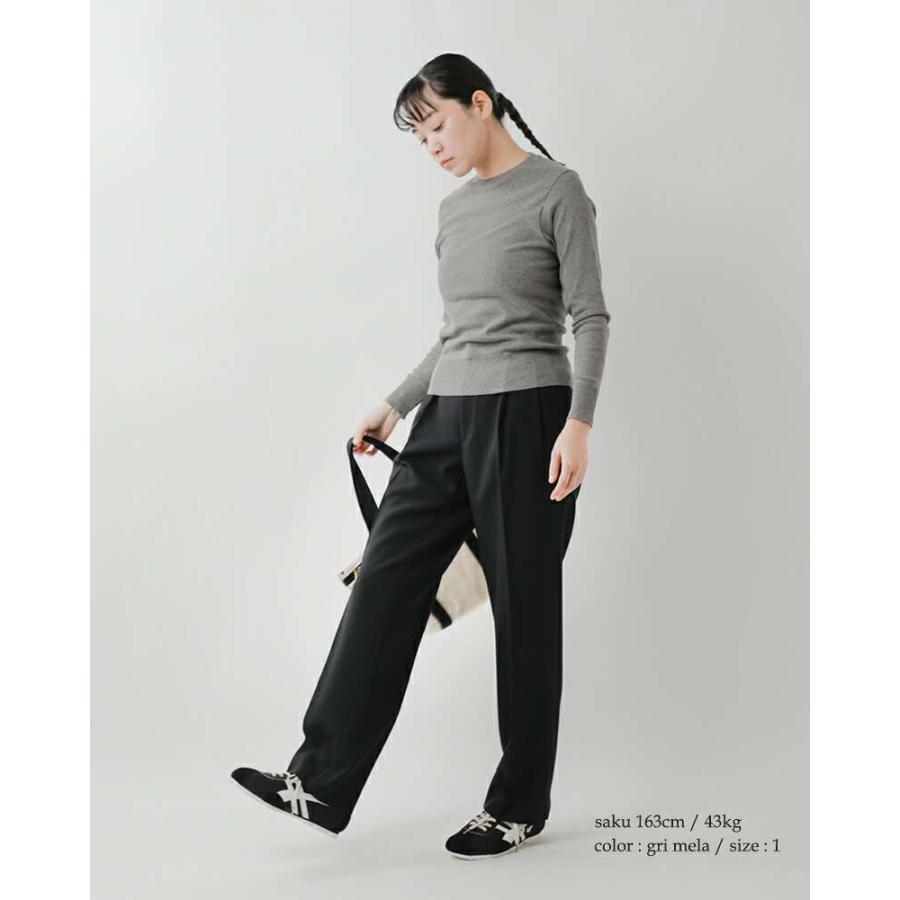 gicipi（ジチピ） 長袖 コトーネソフト コットン クルーネック プル