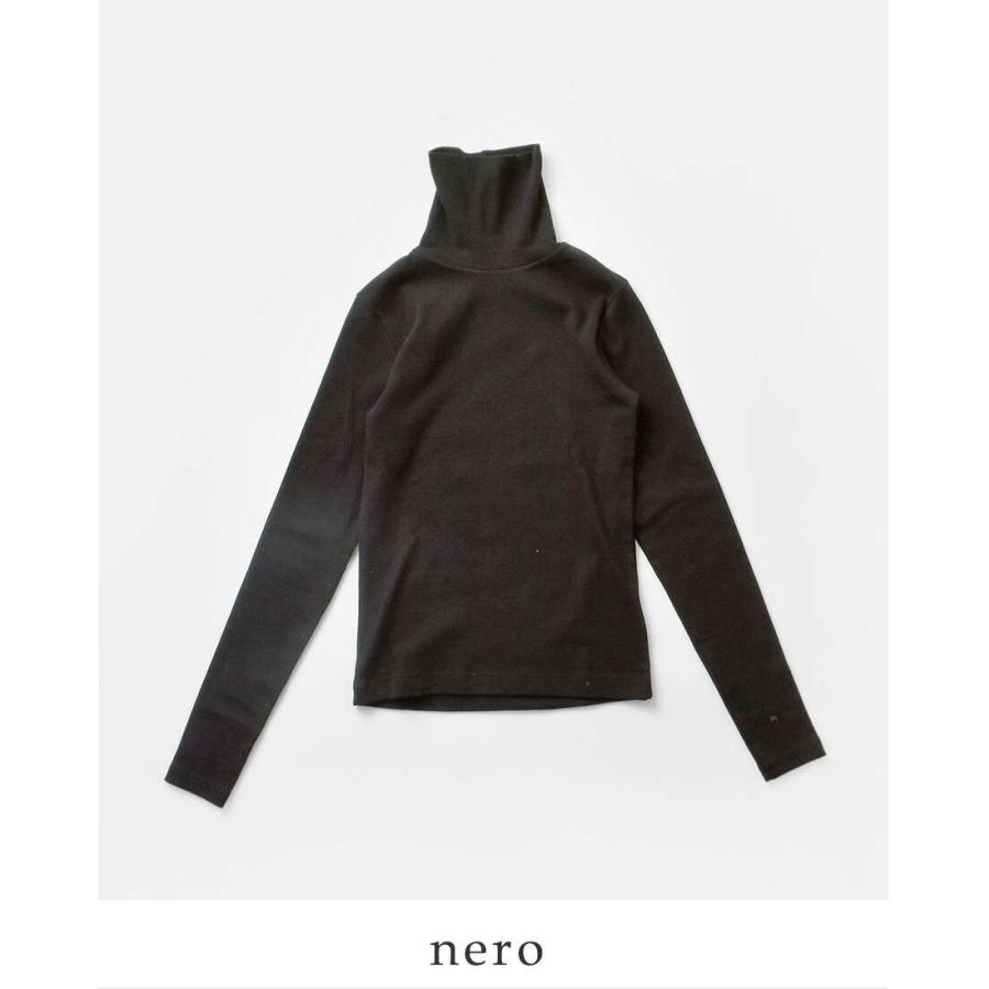 gicipi（ジチピ） コットン タートルネック ロングスリーブ Tシャツ