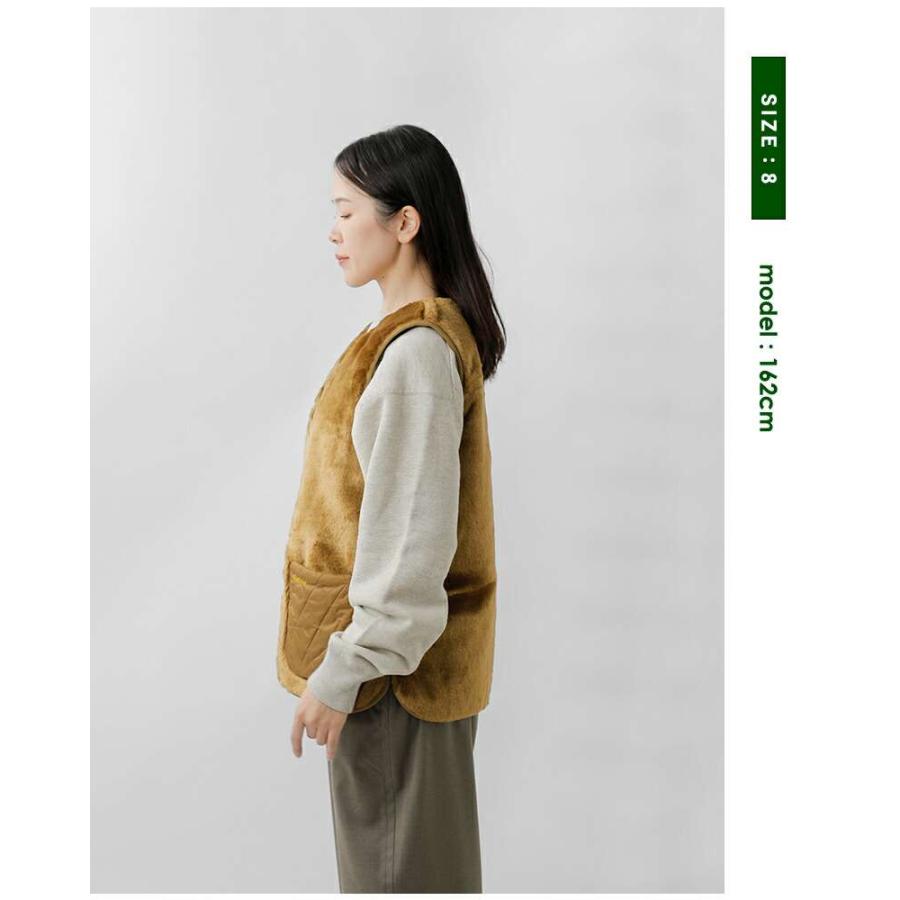 Barbour（バブアー） カリン フェイクファー ジレ KARIN FAUX FUR