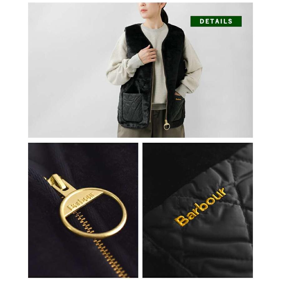 Barbour（バブアー） カリン フェイクファー ジレ KARIN FAUX FUR
