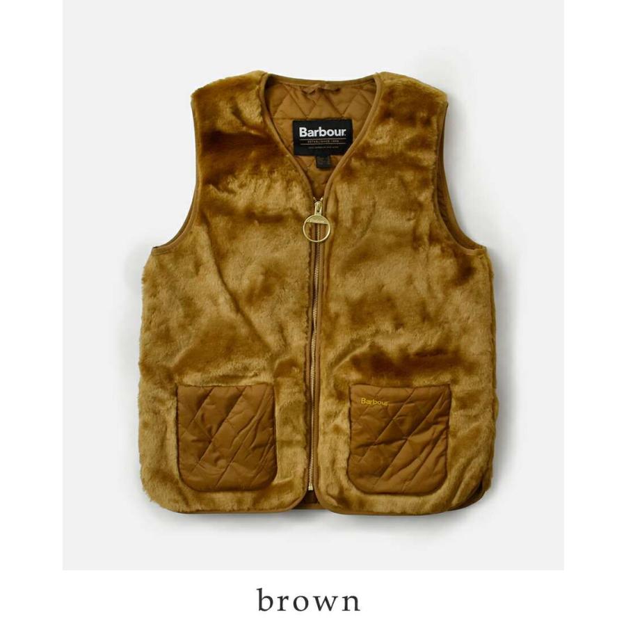 Barbour（バブアー） カリン フェイクファー ジレ KARIN FAUX FUR