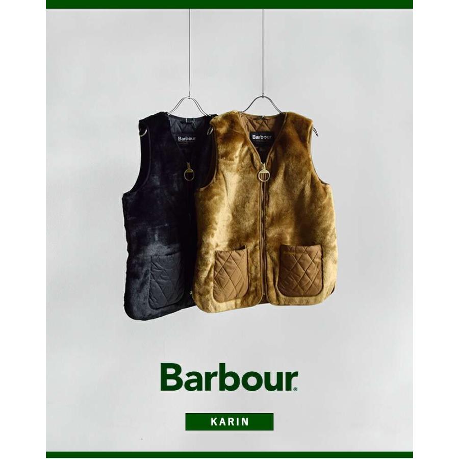 Barbour（バブアー） カリン フェイクファー ジレ KARIN FAUX FUR