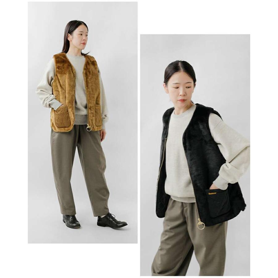 Barbour（バブアー） カリン フェイクファー ジレ KARIN FAUX FUR