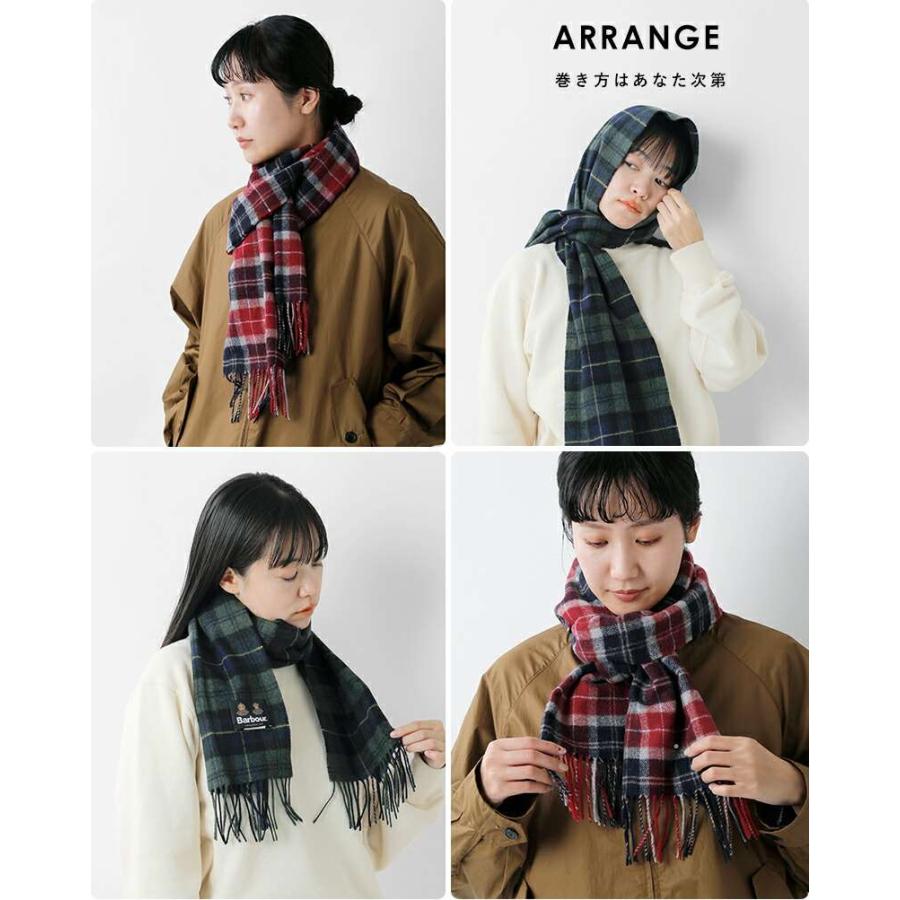 Barbour（バブアー） ラムウール タータンチェック スカーフ TARTAN
