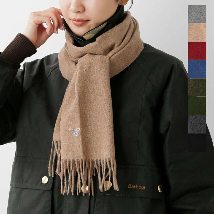 Barbour（バブアー） プレーン ラムウール スカーフ マフラー PLAIN