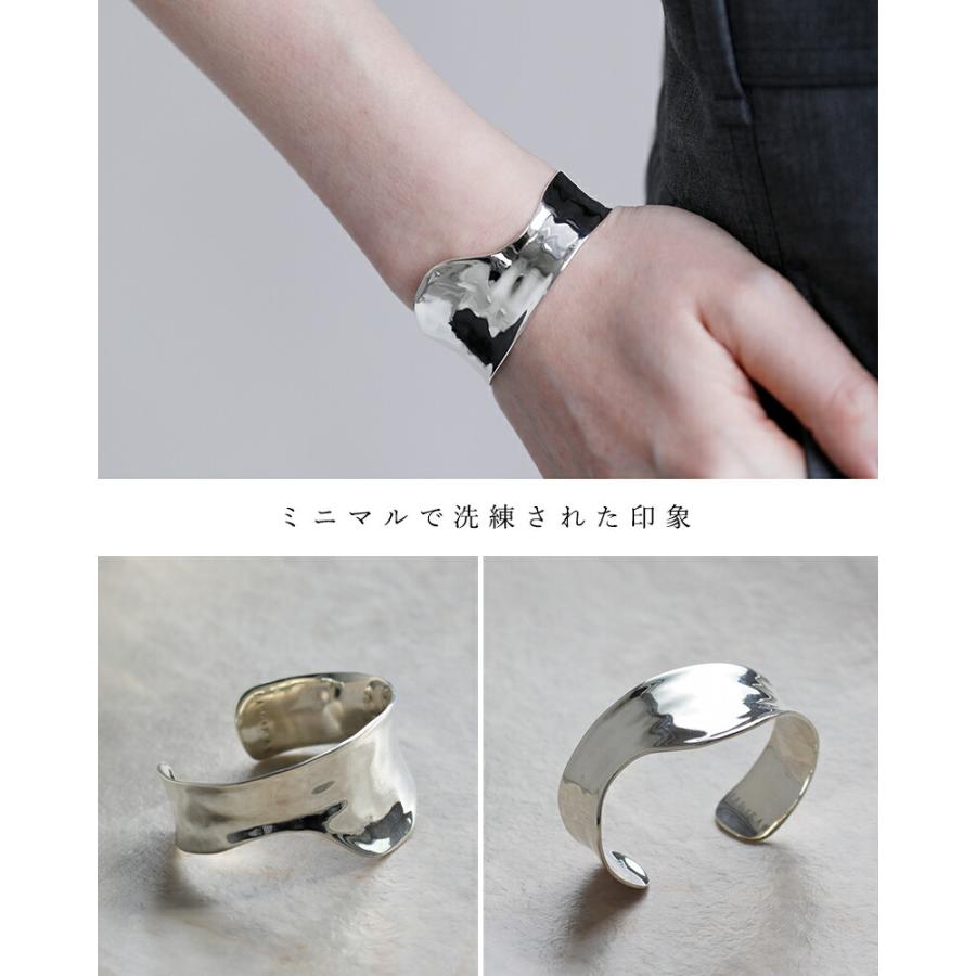 ジャミレイ JAMIRAY  シルバー ヴァーグ バングル VAGUE BANGLE 254-270102 レディースの画像