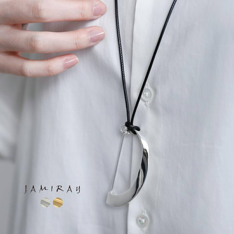JAMIRAY（ジャミレイ） モダン カーブ ピン ネックレス MODERN CURVE