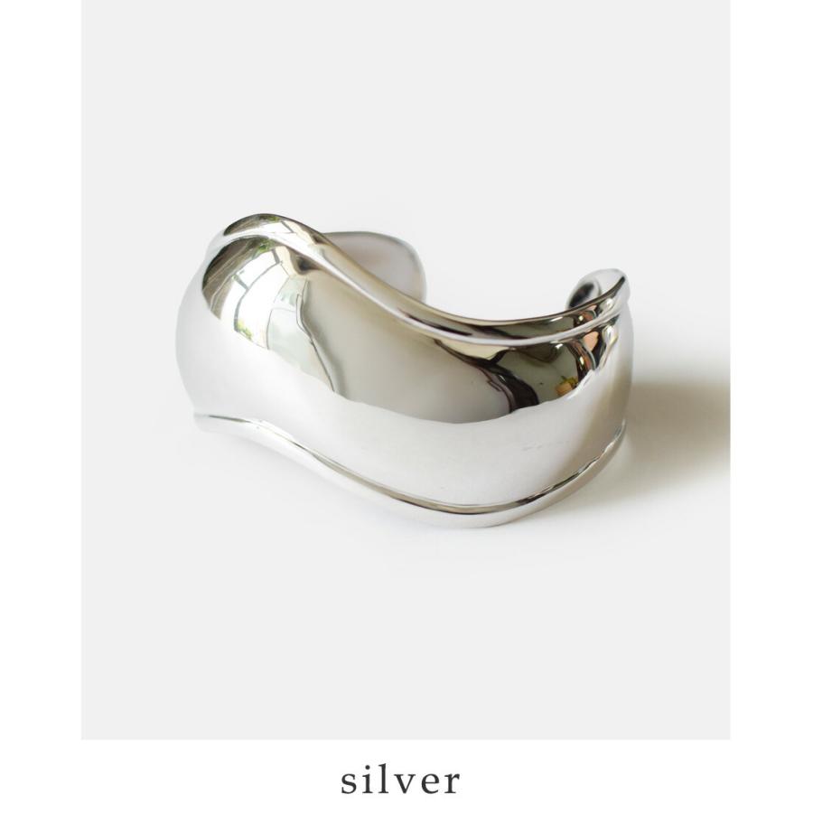 ジャミレイ JAMIRAY  ウェービー シルバー バングル WAVY SILVER BANGLE 254-270123 レディースの画像