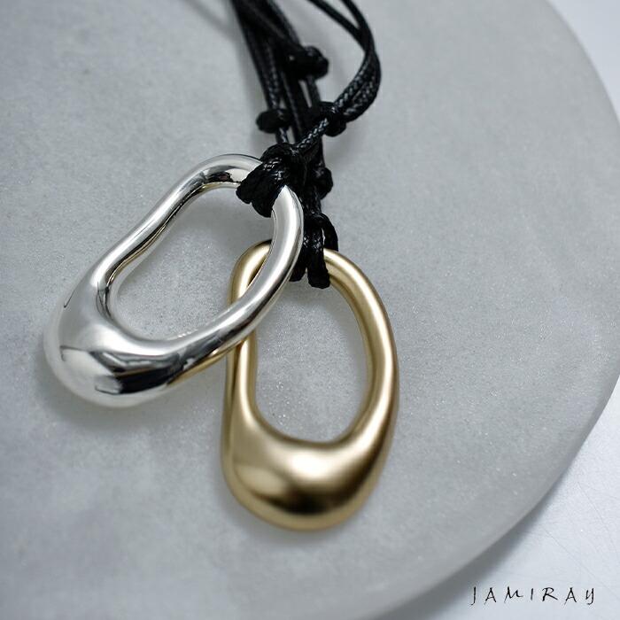 JAMIRAY（ジャミレイ） ビーン モチーフ コード ネックレス BEAN MOTIF