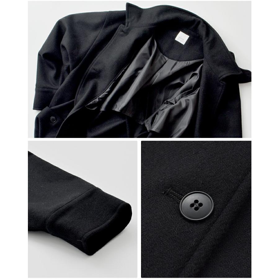 イナ セール【30%OFF】イナ ina ウール フラノ 襟タブ付き 後ろタック