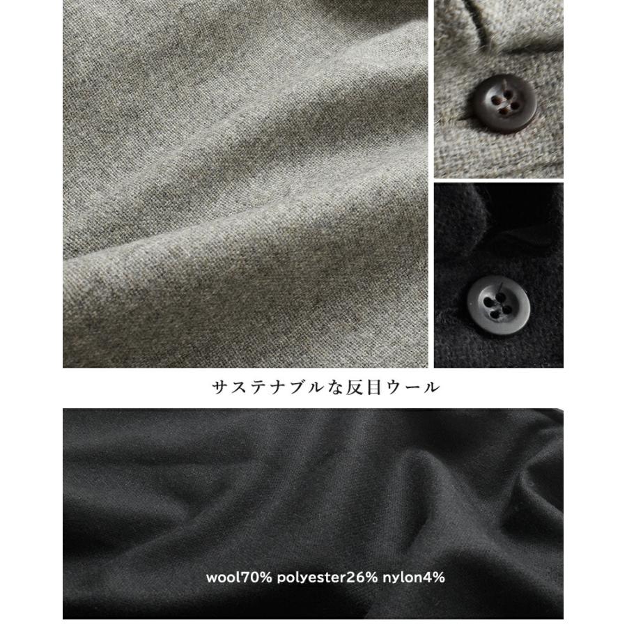 イナ セール【30%OFF】イナ ina 反毛 ウール エターミン スタンド