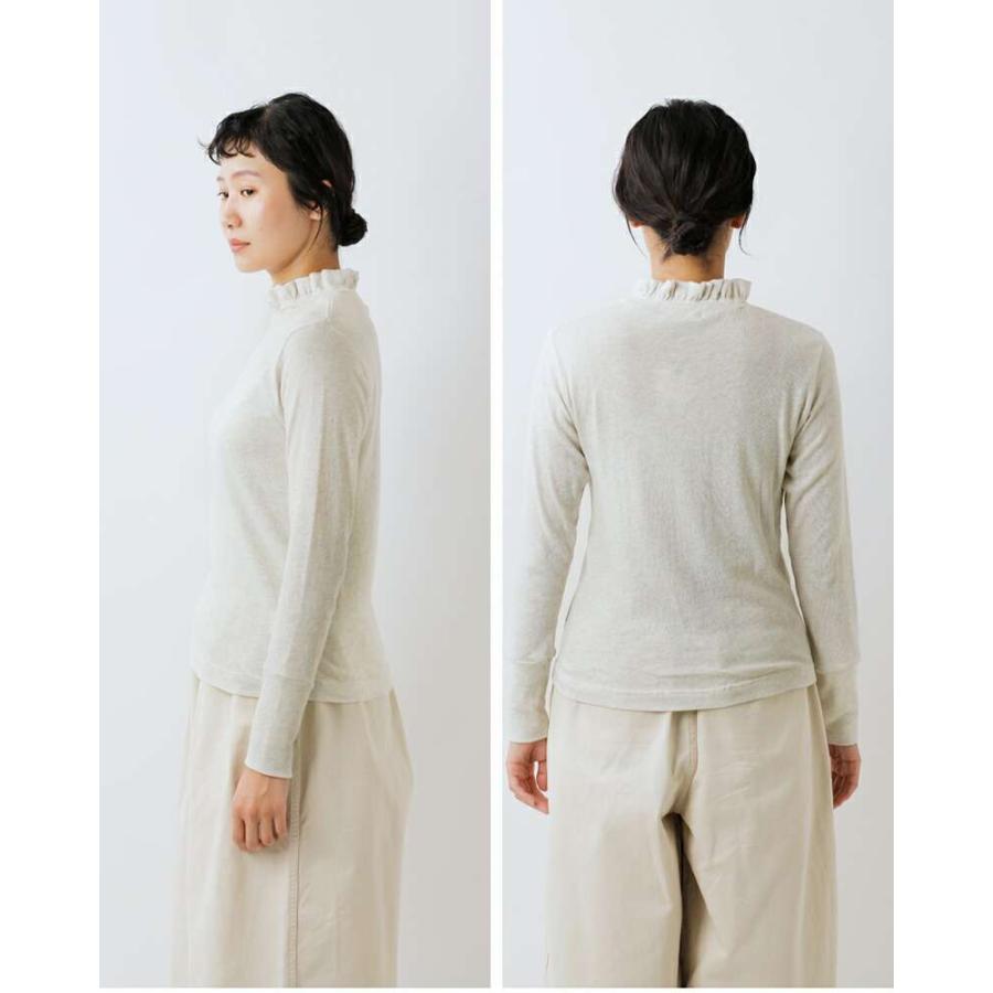 HEAVENLY（ヘブンリー） ガーゼ フリルネック タートル カットソー