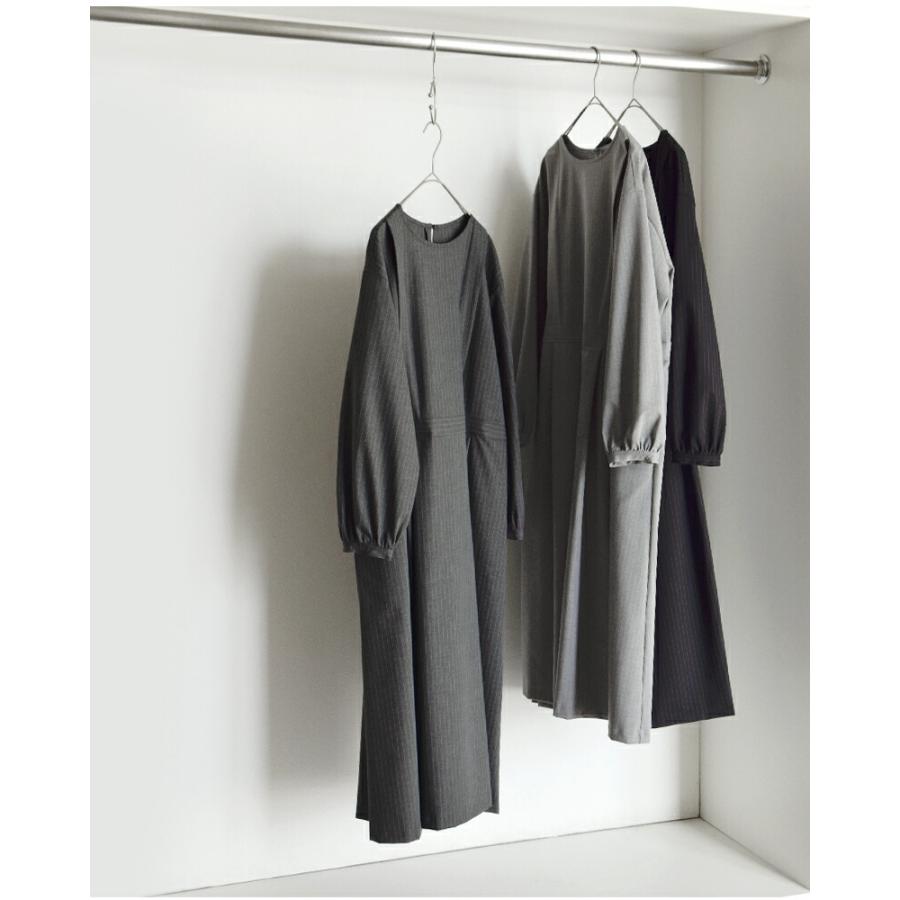 イナ ina 2wayストレッチ ストライプ ウエスト切替 ワンピース 255652