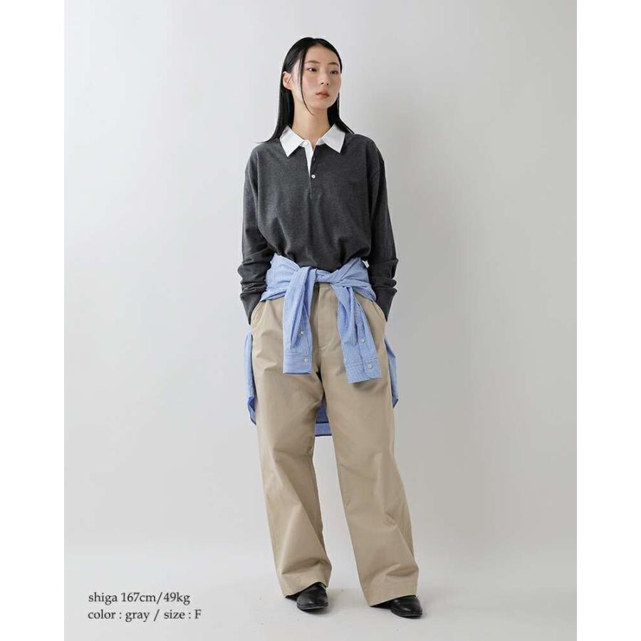 25AW 最新6 ROKU コットン ボーダー ラガー トップス シャツ ポロ 25AW 最新6 ROKU コットン ボーダー ラガー トップス シャツ ポロ