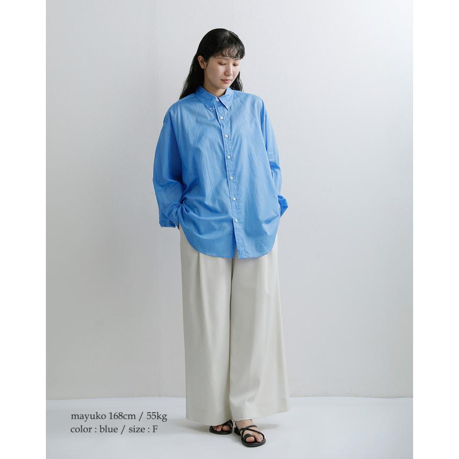 美品 シンゾーン シアー ダディ シャツ オーバーサイズ スモーキーピンク Shinzone（シンゾーン） シアー ダディ シャツ SHEER DADDY SHIRT