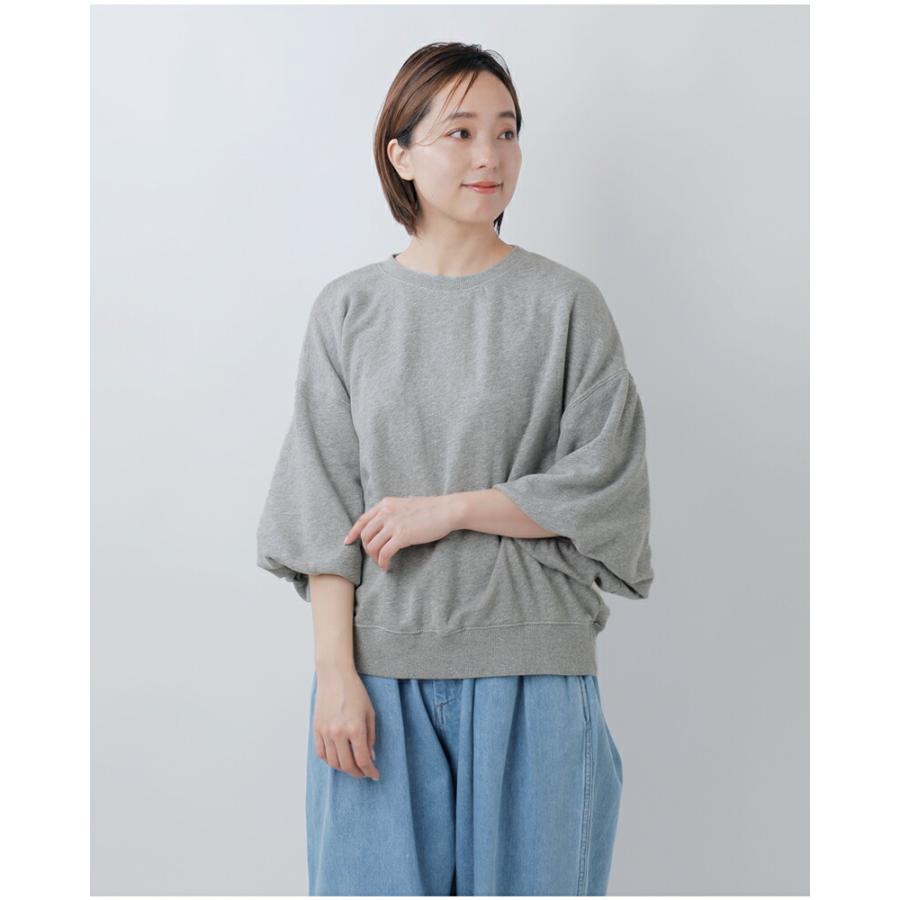 HEAVENLY（ヘブンリー） コットン 吊り 裏毛 バルーン スリーブ プル