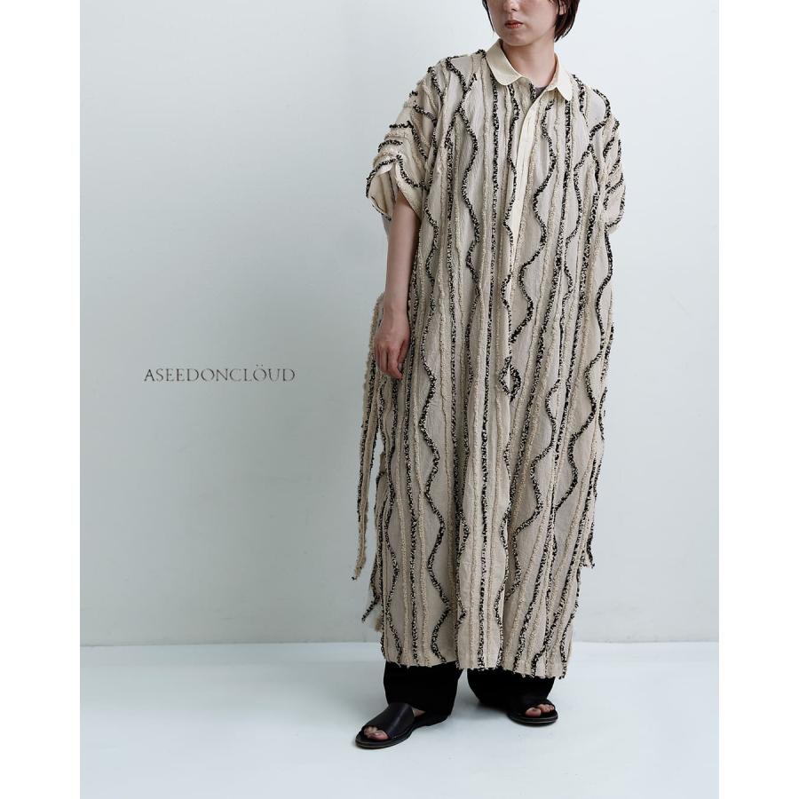 アシードンクラウド ASEEDONCLOUD コットン マーケット シャツコート Market shirt coat 261302 レディース  春夏 2026ss新作の画像