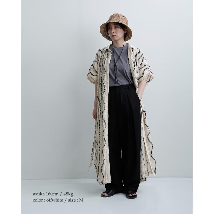 アシードンクラウド ASEEDONCLOUD コットン マーケット シャツコート Market shirt coat 261302 レディース  春夏 2026ss新作の画像
